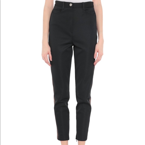 ❌SOLD❌ FENDI Pants With Logo Stripe Down Leg 44 - Picture 4 of 5